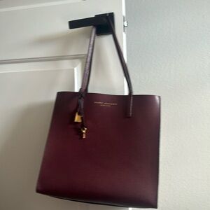 Marc Jacob’s grind tote maroon